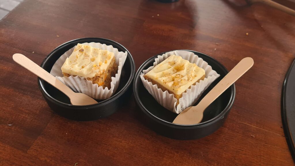 Carrot cake at Kyo Yakiniku 